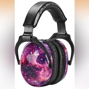 Stellar Sound Over-Ear Hearing Protection - Black and Purple